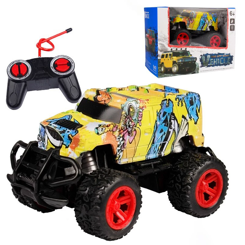 19-with a box 1:43 4WD RC автомобиль обновленная версия 2,7G радио пульт дистанционного управления Высокоскоростная Модель автомобиля внедорожник игрушка мальчик детские игрушки - Цвет: 19-with a box