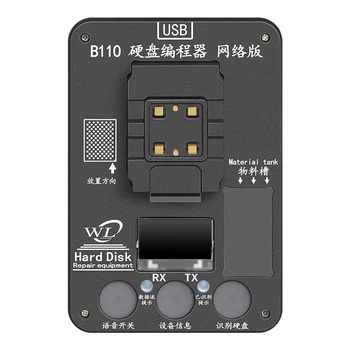 

WL B110 Hard Disk Programmer For ip 8 8p x xs xsmax 11 11pro max NAND HDD Read Write Data Backup Memory Upgrade Free Forever