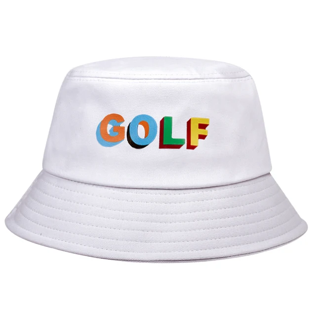Fashion Golf Print bucket Hat Casual 