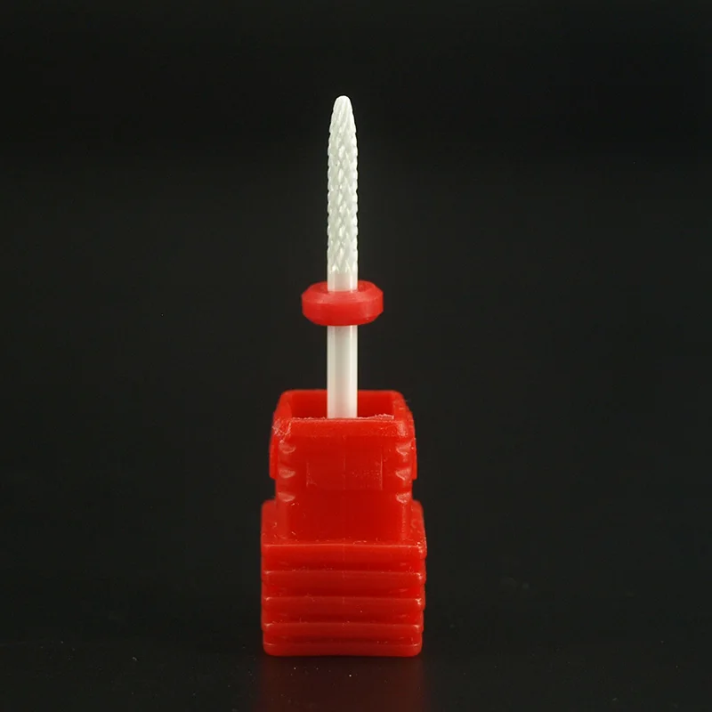 1Pcs 세라믹 네일 드릴 비트 밀링 커터 매니큐어 기계용 전기 드릴 밀링 커터 네일 아트 액세서리