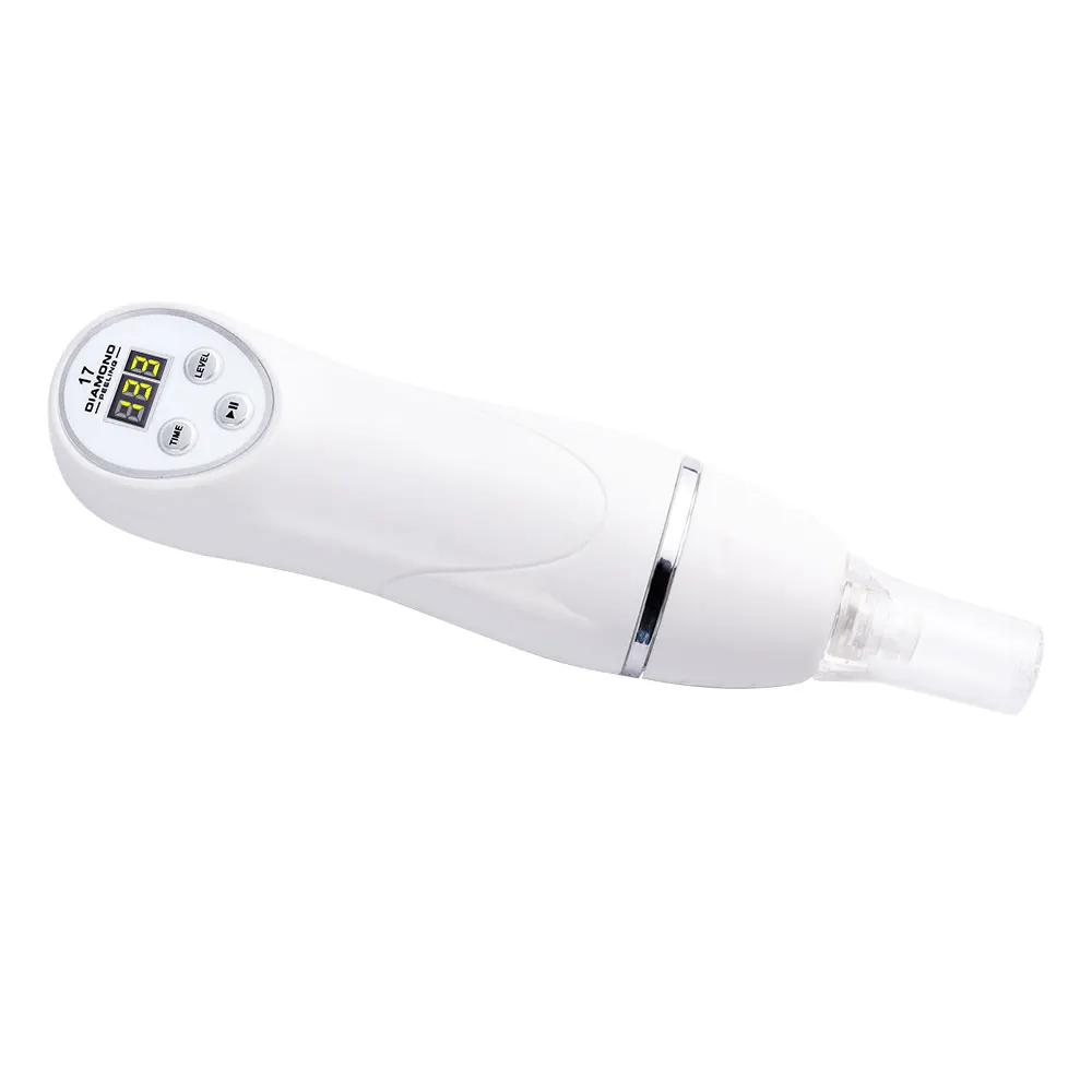 Продажа Алмазный 17 питьевой микродермабразия алмазный пилинг устройство удаления черных точек кожуры Алмазная дермабразия массаж лица