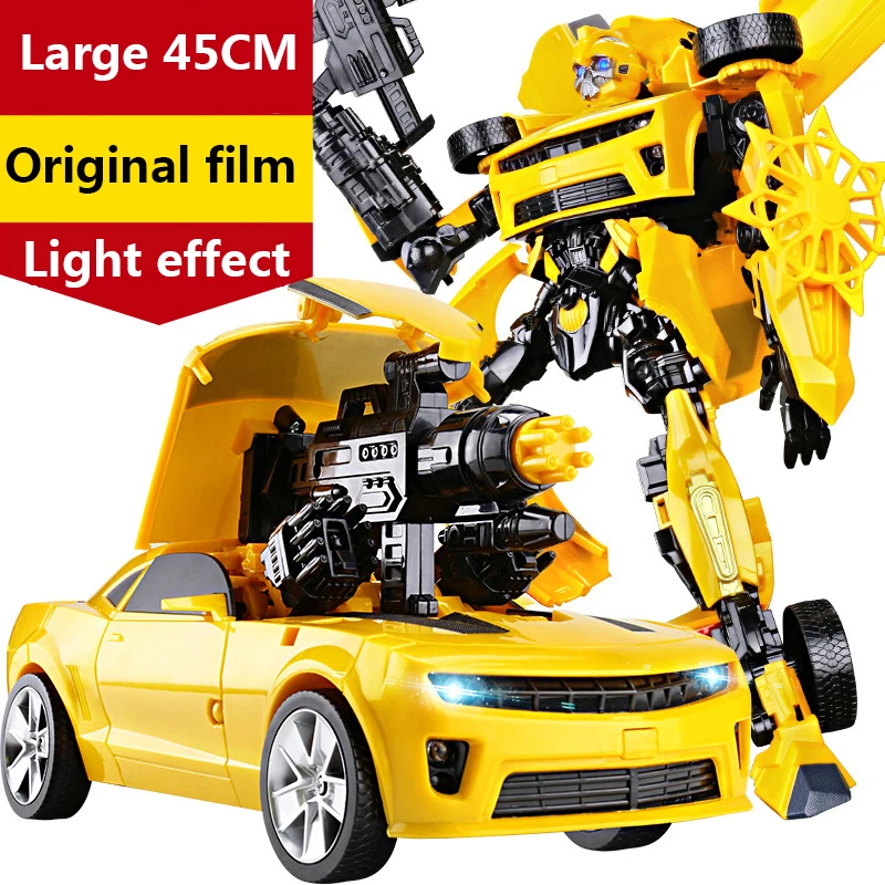 Comprar 45cm Transformation Robots Juguetes de coche guerra Hornet Battle Blades Optimus Prime película 4 edición modelo clásico regalos chico juguetes