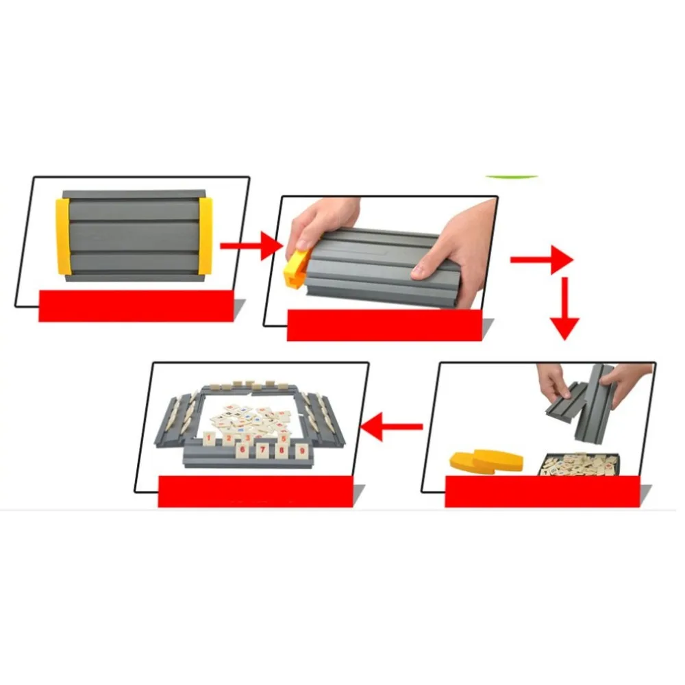 Забавная игра-головоломка Israel Mahjong быстро движется Rummy плитка Семейная Игра Путешествие версия классическая настольная игра