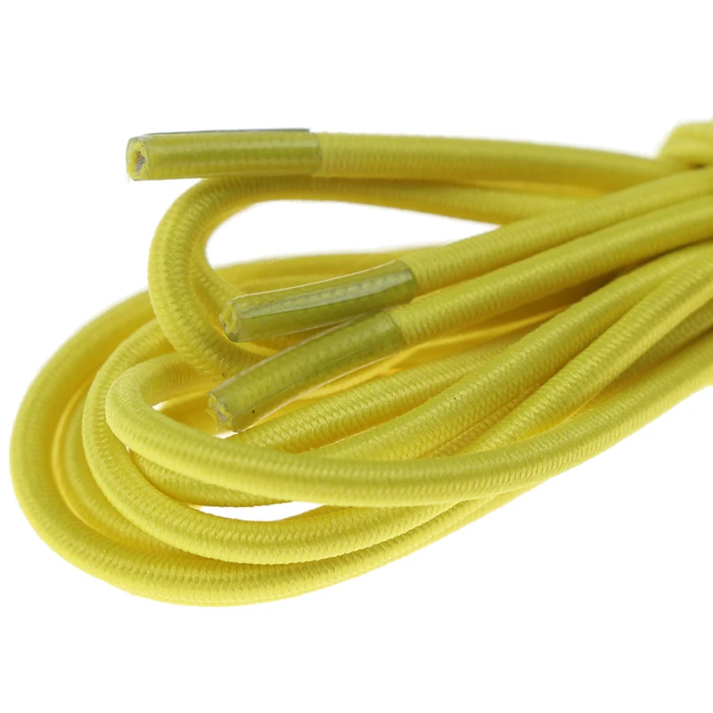 1 пара эластичных шнурков с металлическим замком без галстука, модные шнурки для детей и взрослых, обувь для отдыха, шнурки