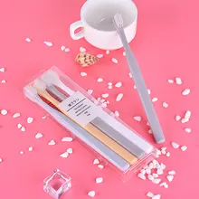 4 шт./компл. зубные щетки с мягкой щетиной для жениха головные уборы, маленькие размеры, Зубная щётка мульти-Цвет электрическая зубная щетка Портативный дорожные Экологичные зубная щетка отбеливающая щетка