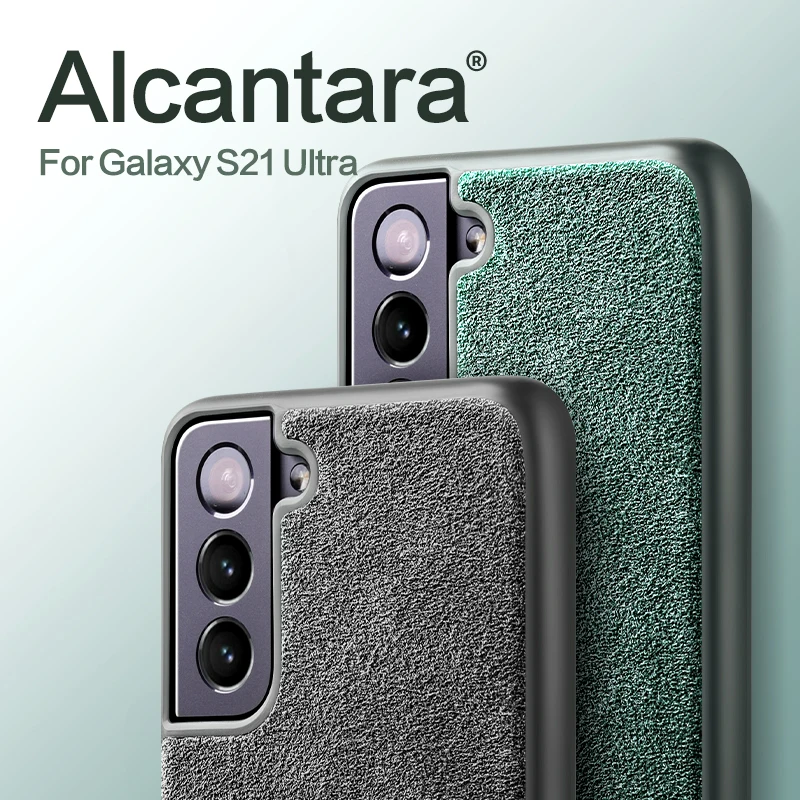 Чехол SanCore из алькантары для Samsung Galaxy S21Ultra S21 S20 Ultra Note20 5G note10 + чехлы телефонов |