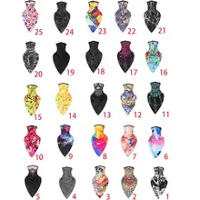 Для женщин и мужчин, для шеи, гетры, для лица, длинная, треугольная маска, летняя, солнцезащитная, ледяной шелк, бандана, маска, Радужная, граффити, Пылезащитная