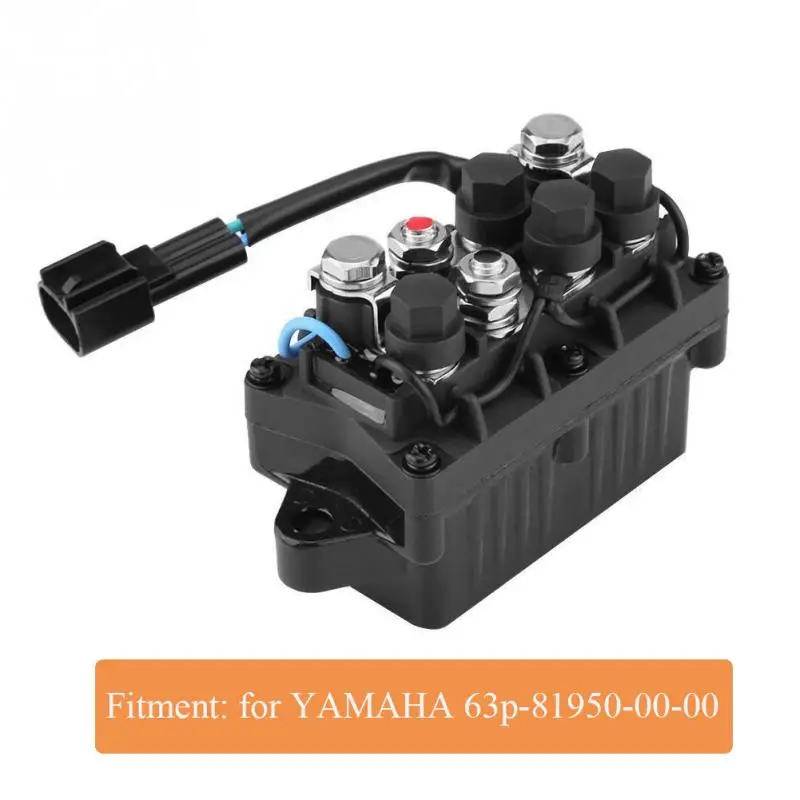 Прямой покрой реле отделка подвесной 2 шпильки двигателя для Yamaha 63p-81950-00-00 практические легко установить Прочные Замена аксессуары