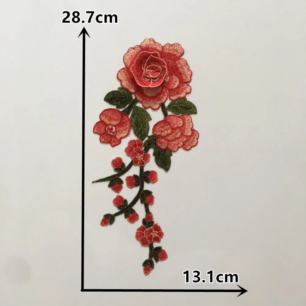 3D цветок розы кружевная ткань вышивка кружева воротник DIY полиэстер выдалбливают шитье кружево и отделка Ремесло Материал платье аксессуар - Цвет: YL1318