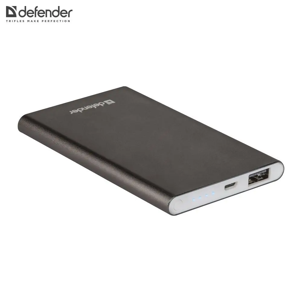 Внешний аккумулятор Defender ExtraLife 4000B Li-pol, 1 USB, 4000 mAh, 2.1A