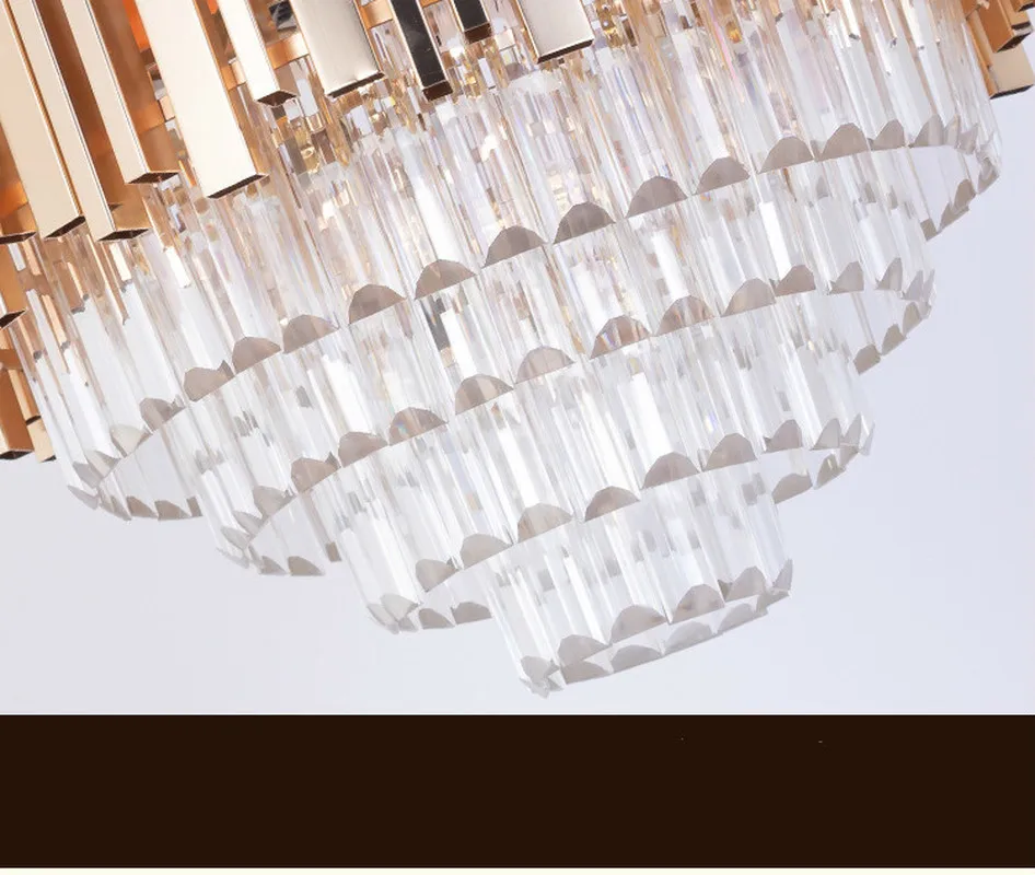 Потолочный вентилятор свет гостиной атмосферный свет роскошный пост-современный домашний светодиодный хрустальный светильник