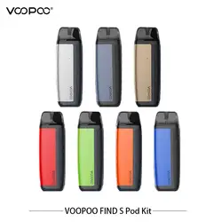 Оригинал Voopoo найти Pod Vape комплект 420 мАч со встроенными батарейками электронные сигареты 1,8 мл емкость картриджа с 1.2ом катушки Gene Pod чип