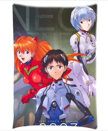 S11 Аниме Neon Genesis Аска Лэнгли сорью»(Evangelion Подушка Чехол персонажей Аска Рей Аянами Чехлы прямоугольник двух сторон Наволочки Чехол - Цвет: S11