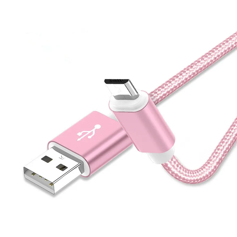 

Fanshu Micro USB Cable USB 2.0 Nylon Braided Sync and Fast Charging Cable for Samsung Kindle Android Huawei Xiaomi Smartphone