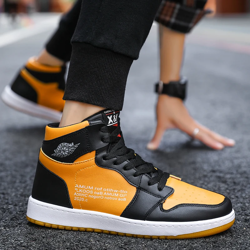 

Winter shoes men High quality fashion shoes Women's shoes Comfortable high-top canvas shoes Couple shoes Men's casual shoes