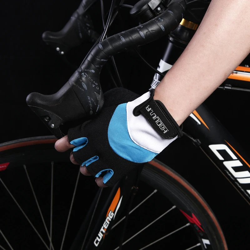 Перчатки для велоспорта с полупальцами, противоскользящие, не впитывающие пот, мужские, женские, летние, спортивные, велосипедные перчатки для горного велосипеда