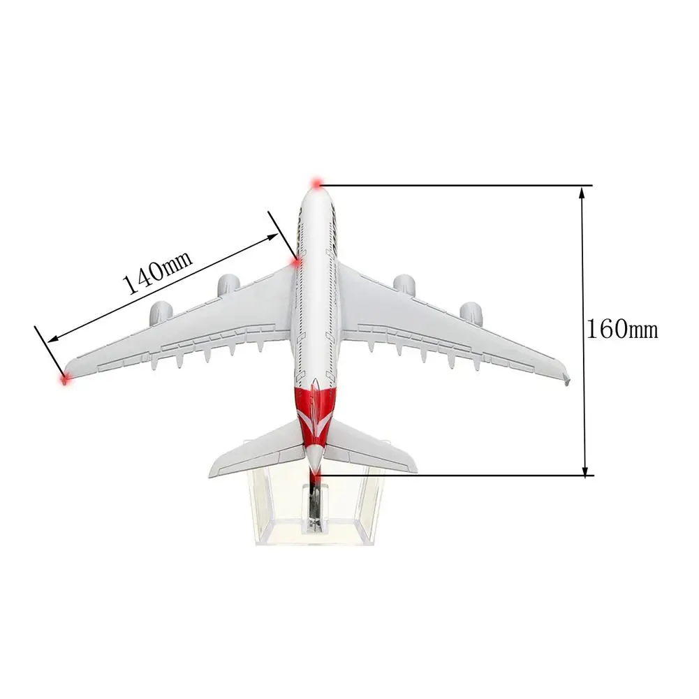 A380 Австралия QANTAS Коллекция Модель 16 см Самолет Металлическая Модель самолета Модель Строительные наборы игрушки для детей