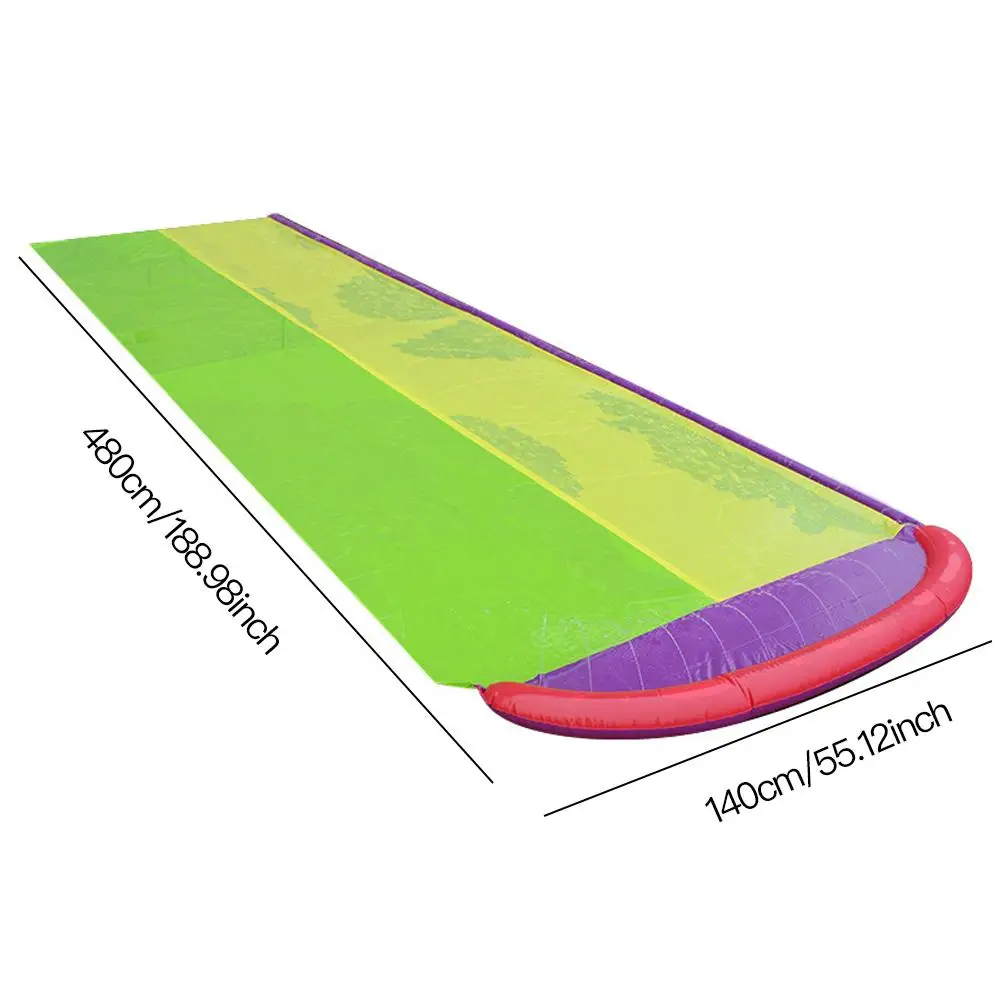 Best Watersports Giant Backyard Waterslide Children's Water Skiing Summer Water Toys Outdoor Grass Water