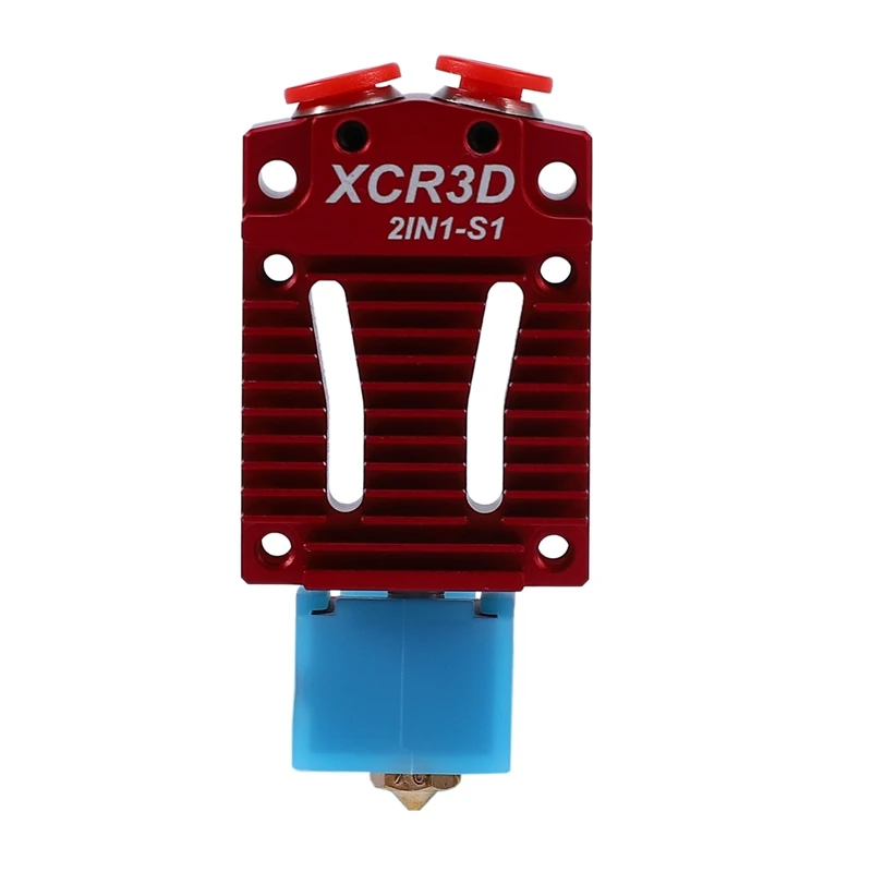 3d принтер Горячий Конец 2 в 1 переключатель цветной Боуден экструдер XCR3D 2IN1-S1 J-Hotend 1,75 мм