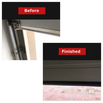 

2 Meter Black Red Rubber Sealing Strip Electric Flap Garage Door Side Protection