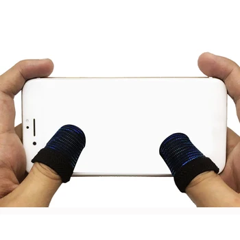 

2pcs PUBG Mobile Finger Stall Sensitive Game Controller Sweatproof Breathable Finger Cots Game Part for iphone Adnroid Universal