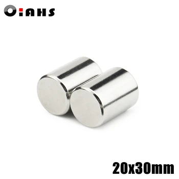 

1pcs 20x30mm Super Powerful Strong Bulk Small Round NdFeB Neodymium Disc Magnets Dia 20mm x 30mm N35 Rare Earth NdFeB Magnet