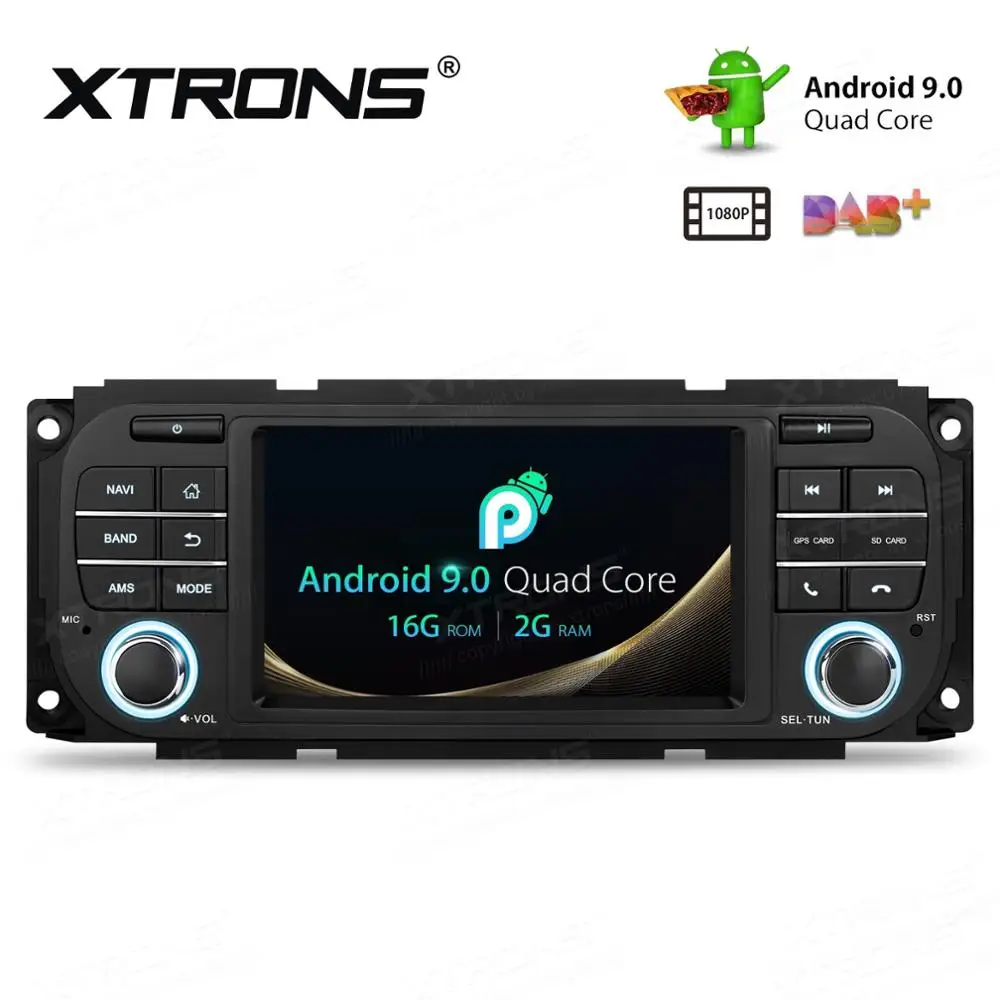 Sale 5" Android 9.0 OS Car Multimedia GPS Radio for Dodge Caravan 2001-2007 & Neon 2000-2006 & Intrepid 1998-2005 & Dakota 2001-2004 2