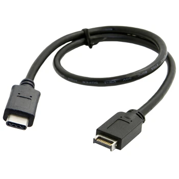 

Uc-027 Desktop Bezel Line Usb 3.1 Usb-C Type-C Male To 3.1 Motherboard Extension Cable