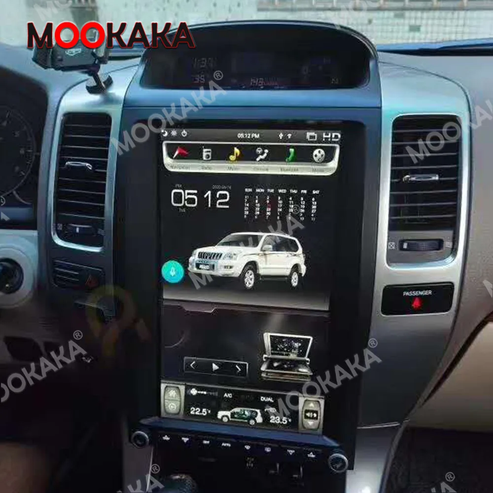 

Android 9 4+64G For Lexus GX470FOR Toyota Land Cruiser Prado 2002-2009 Tesla IPS DSP Car Multimedia Player GPS Navi Radio Stere