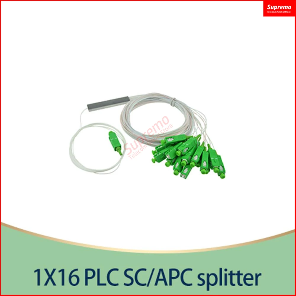 15 20 30 PCS/Lot 1X16 PLC SC/APC Splitter SM 0.9mm PVC G657A 1m FTTH Fiber Optic Wholesale Price | Мобильные телефоны и