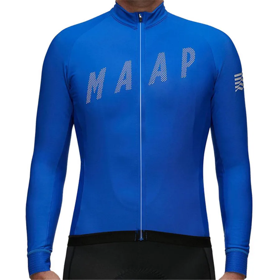 Весна осень Мужская велосипедная Джерси с длинным рукавом Джерси рубашки Por Team MAAP MTB велосипедный костюм, трико Ropa Ciclismo Джерси - Цвет: Jersey Shirts 3