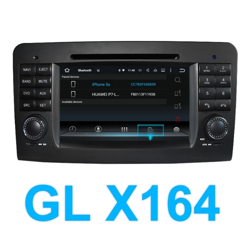 Автомобильный мультимедийный gps аудио радио для Mercedes Benz MB GL X164 GL350 GL450 2006 2007 2008 2009 2010 2012 CarPlay TPMS навигация