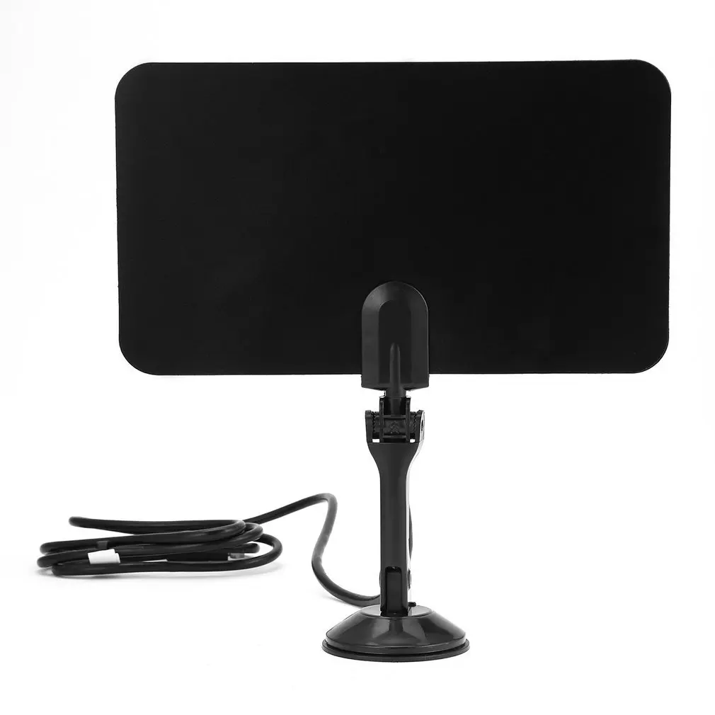 HotTV Aerial High Quality Digital Indoor TV Antenna HD Flat Design High Gain HD TV DTV Box 54MHz-860MHz Supports UHF/VHF Signals