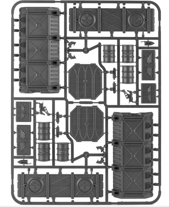 Online Schlacht Hammer 40K Munitorum Armoured Container Für Gloomhaven Krieg Tisch Bord Spiele Holz Modell Holz Panel laser Schneiden