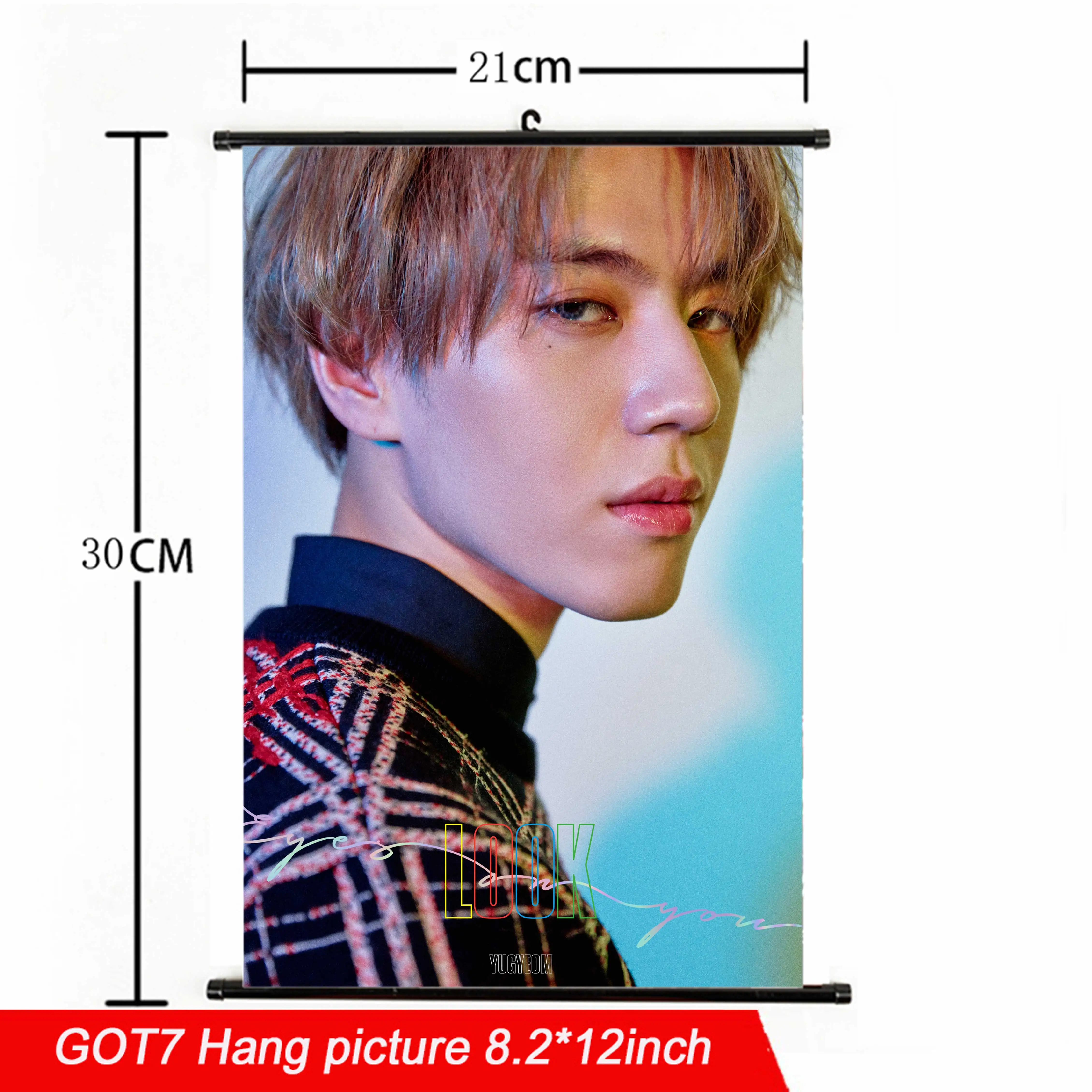 GOT 20 21*30 см Мода Kpop GOT7 повесить плакат ткань высокого качества GOT7 альбом повесить изображение фото плакат для поклонников Коллекция подарков - Цвет: GOT 20