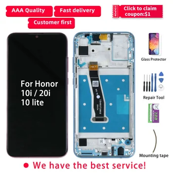 

LCD For Huawei Honor 10i 20i Display Touch Screen With Frame For Honor 10 lite LCD Display HRY-TL00T HRY-AL00TA HRY-LX1