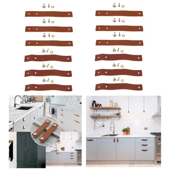 

12x Pull Handle With Luggage Cabinet Kits For Home Furniture Replace Part