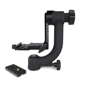 

360 Degree Panoramic Vertical Photography Gimbal For Dslr Camera Telephoto Lens Quick Release Plate