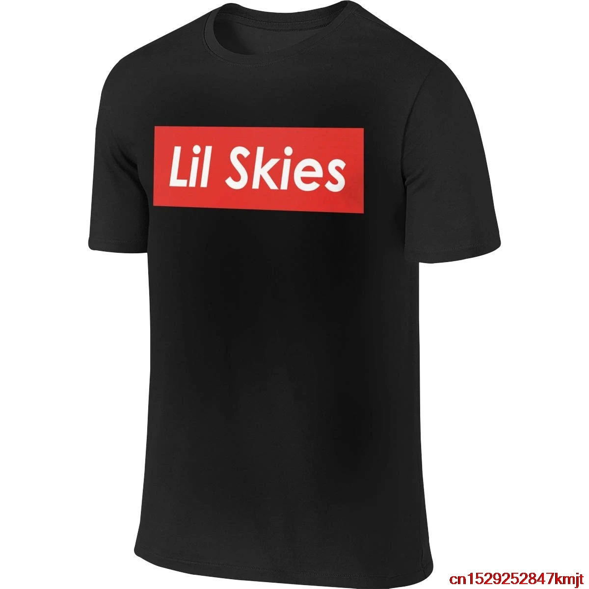FGHFG Lil Skies Logo Men Comfortable Cotton Round Neck Short Sleeve TFGHFG Shirt Unisex men women t shirt | Мужская одежда