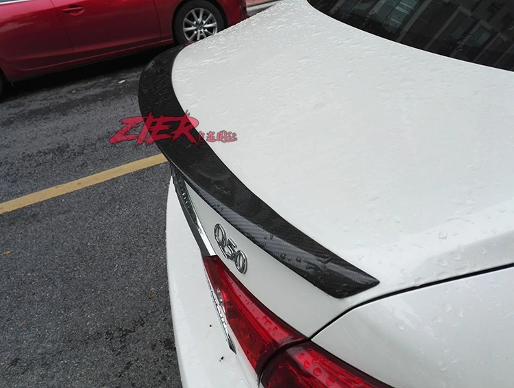 

Fit for Infiniti Q50 L modified carbon fiber rear wing with rear spoiler wing