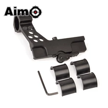 Aim-O Softair Riflescope Base AK 25,4 мм-30 мм одиночный прицел Боковое крепление телескоп Крепления подходят 20 мм рельсы AO9026 охотничья оптика