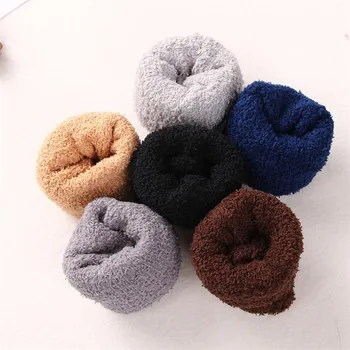 

YRRETY Women Socks Winter Wamer Womens Thicken Thermal Cashmere Snow Socks Seamless Terry Floor Sleeping Warm Socks For Mens Hot