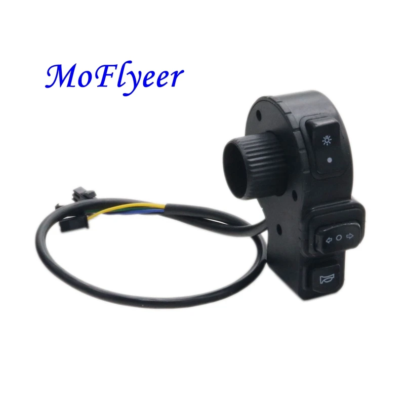 

22mm Motorcycle Switches Black Horn Button Turn Signal Electric Fog Lamp Light Motocross Start Handlebar Controller Switch