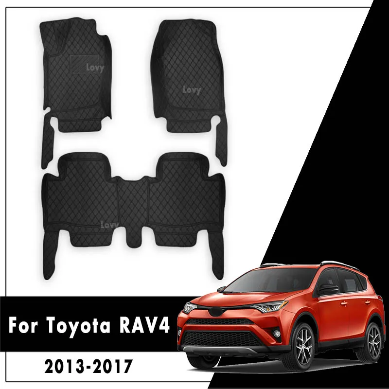 Автомобильные коврики для Toyota RAV4 Rav 4 IV XA40 2018 2017 2016 2015 2014 2013 кожаные тире авто