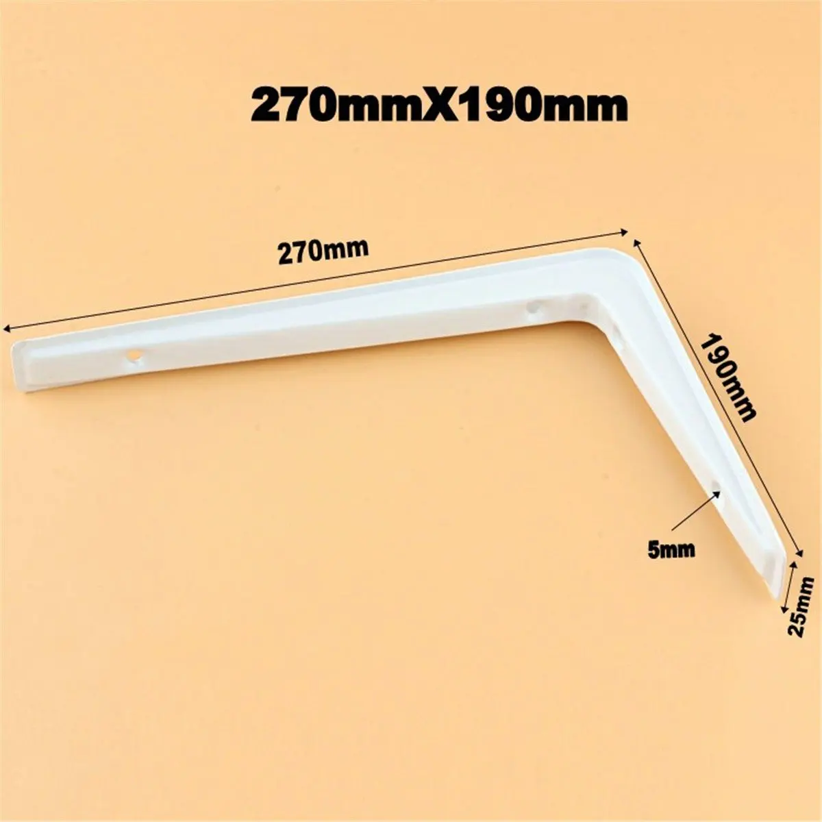270x190mm 2 шт. набор металлический Железный настенный держатель полки книги полка для хранения различных вещей держатель Поддержка настенные полки домашний кухонный Органайзер - Цвет: 270x190mm