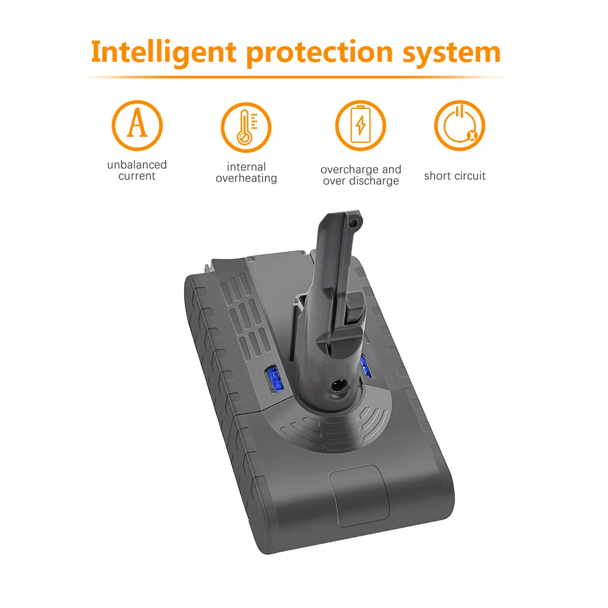 Powtree 4.0Ah 21,6 V батарея для Dyson V8 батарея абсолютная/пушистая/животные/литий-ионный Пылесос аккумуляторная батарея L30