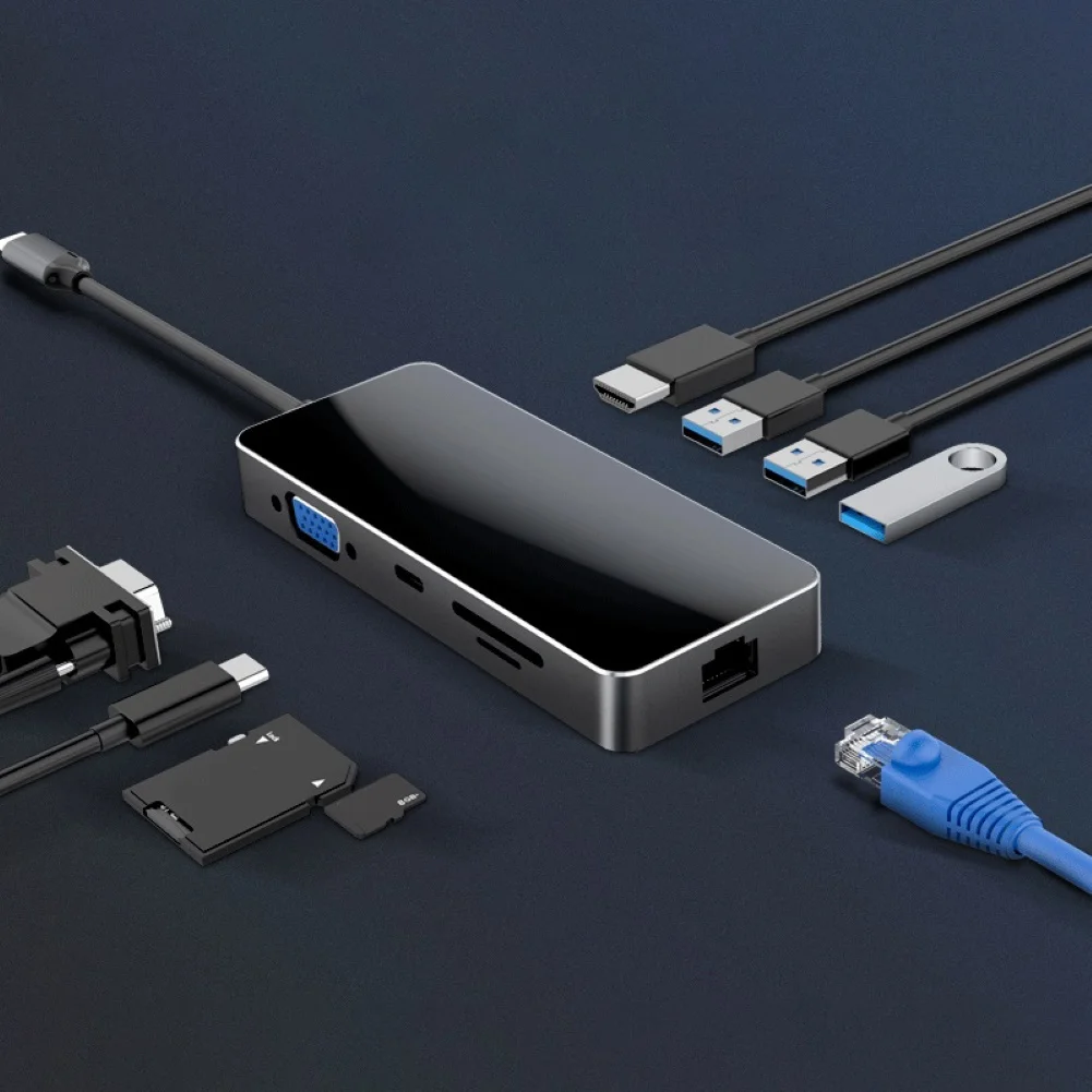 Usb-хаб C концентратор для Мульти USB 3,0 HDMI адаптер док-станция для MacBook Pro Аксессуары USB-C type C 3,1 разветвитель 3 порта USB C концентратор