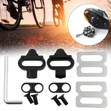 

Mountain Bicycle Pedals Cleat Biking MTB Bike Cleat Set Clip-in Clips Kit W/Hardware Nuts Cleats SPD Pedals Plate Bicycle