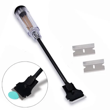 

EHDIS Car Wrapping Scraper Blade Razor Squeegee Vinyl Wrap Cutter Knife Glue Sticker Remover Spatula Window Tint Cleaning Tool