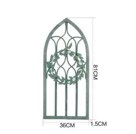 Американский кантри ретро сделать старые поддельные окна сделать старое зеркало Настенное подвесное Окно Зеркальное украшение для стен крыльцо магазин окна decora - Цвет: 12